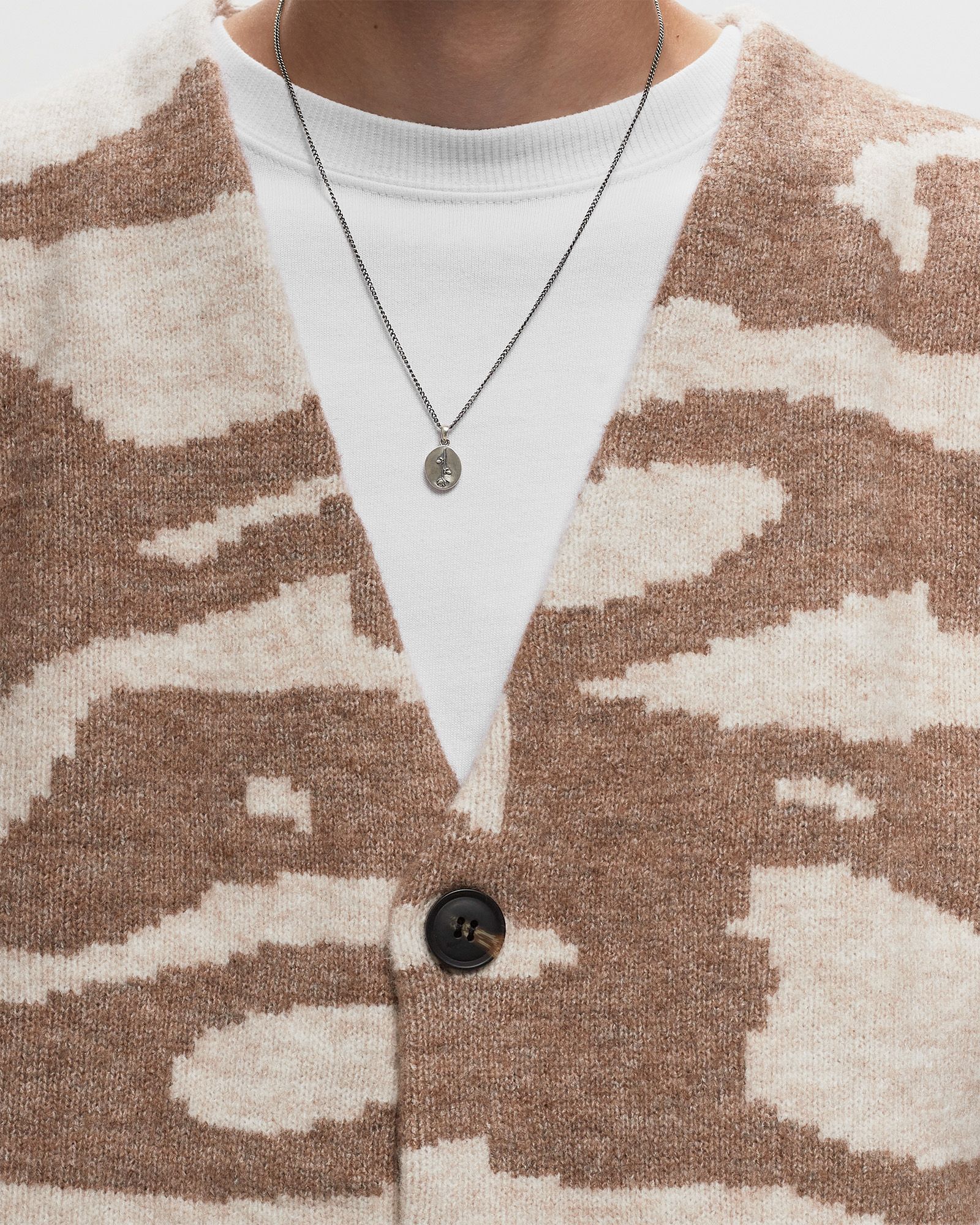 WAVY DRIFT KNITTED CARDIGAN