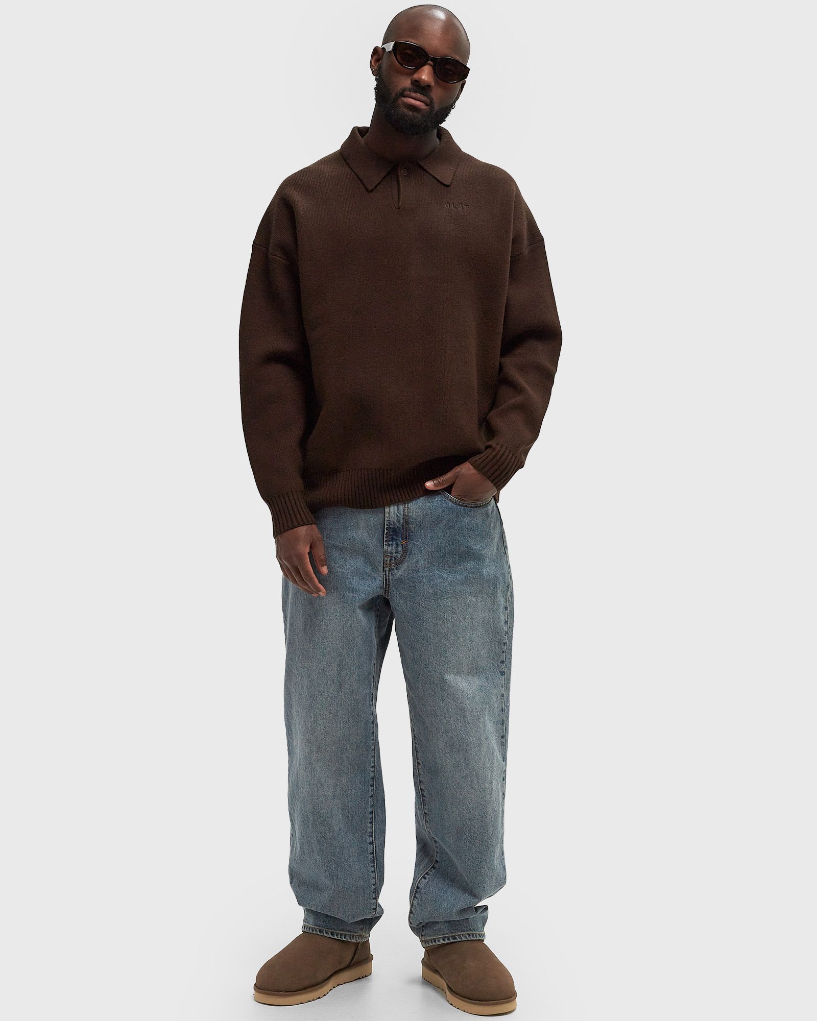 OVERSIZED KNITTED POLO