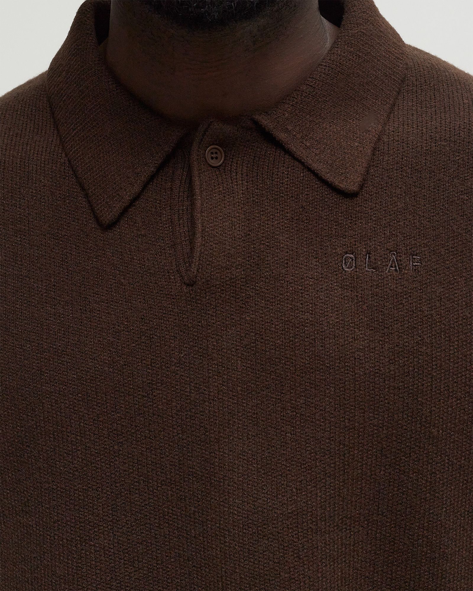 OVERSIZED KNITTED POLO