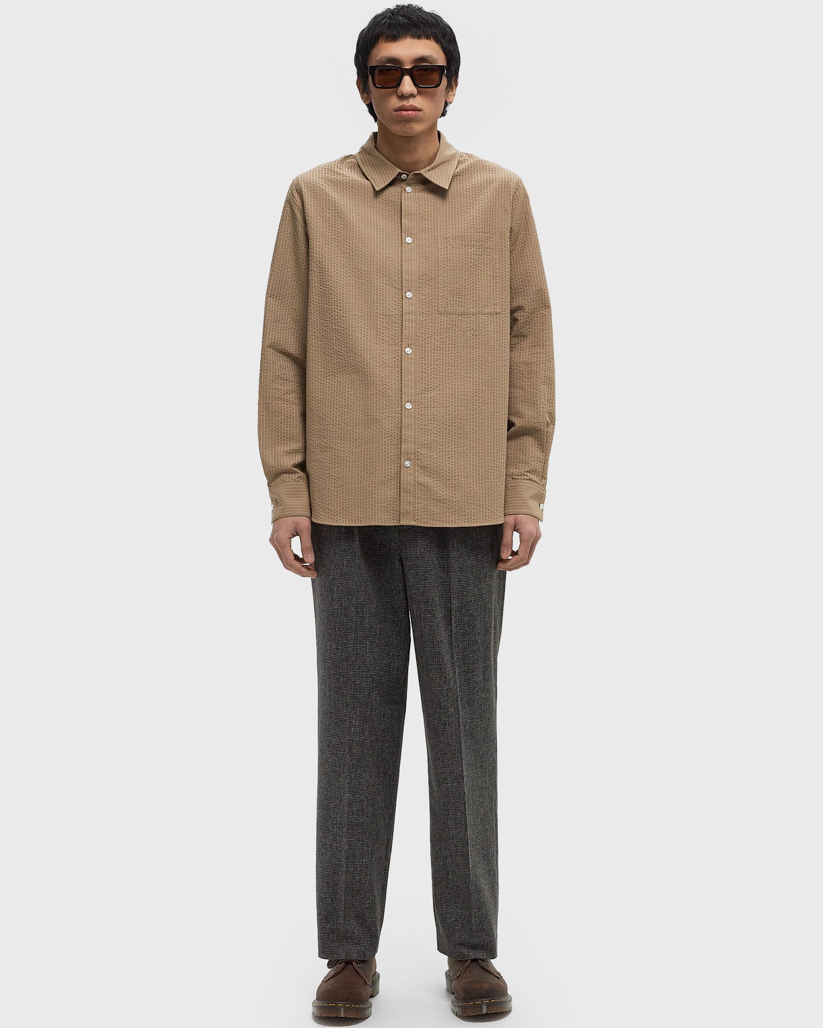 SEERSUCKER STRIPE SHIRT