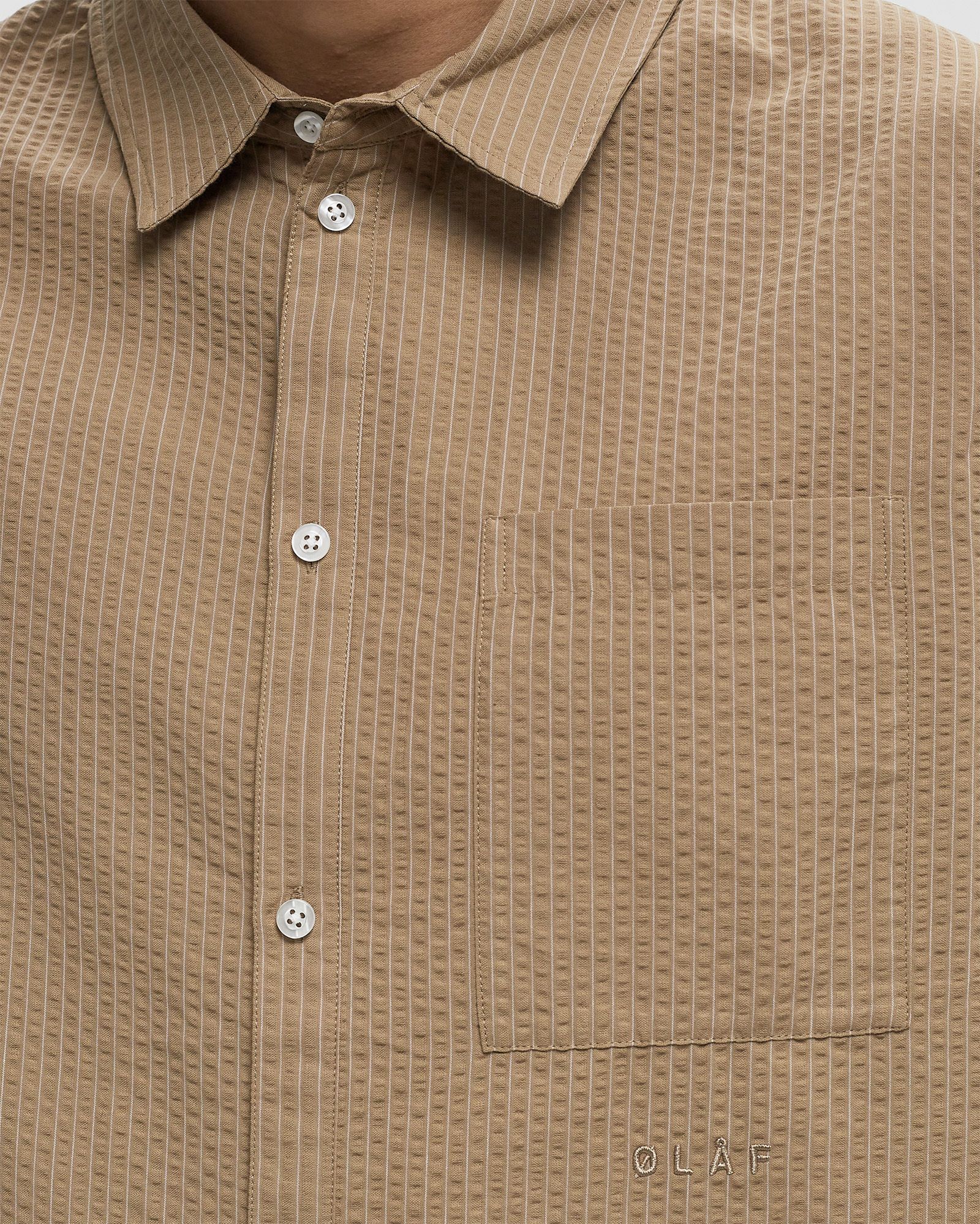 SEERSUCKER STRIPE SHIRT