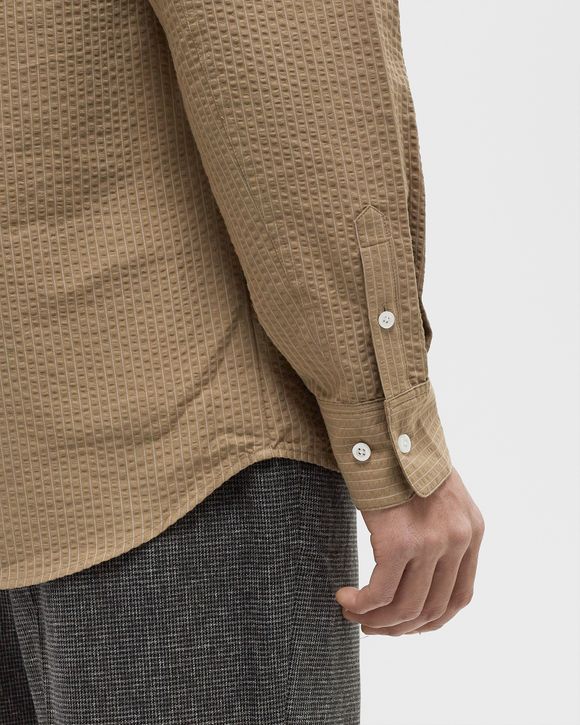 SEERSUCKER STRIPE SHIRT