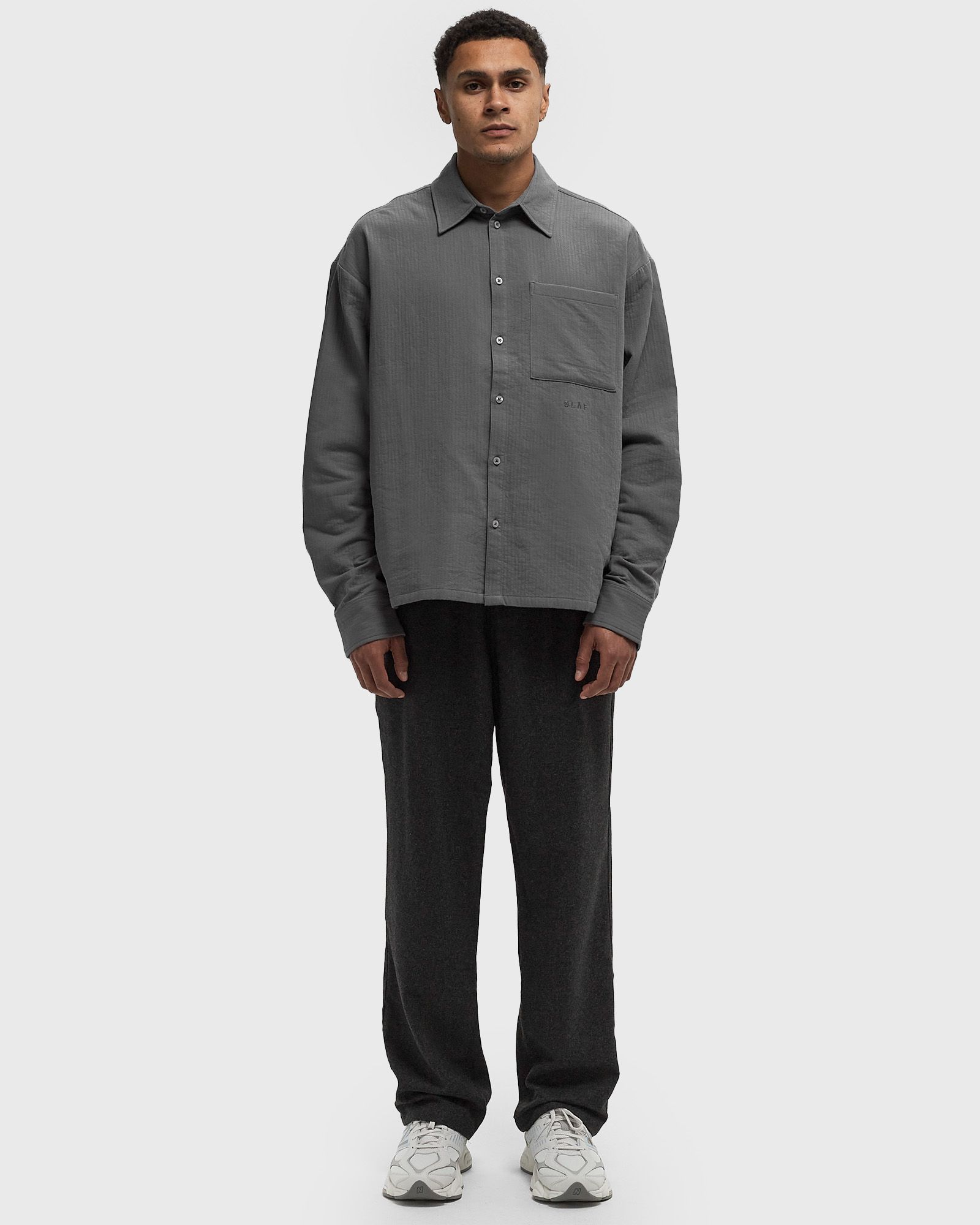 DOUBLE FACED BOXY SHIRT