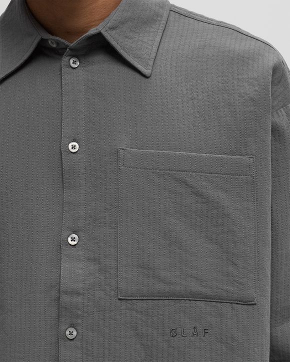 DOUBLE FACED BOXY SHIRT