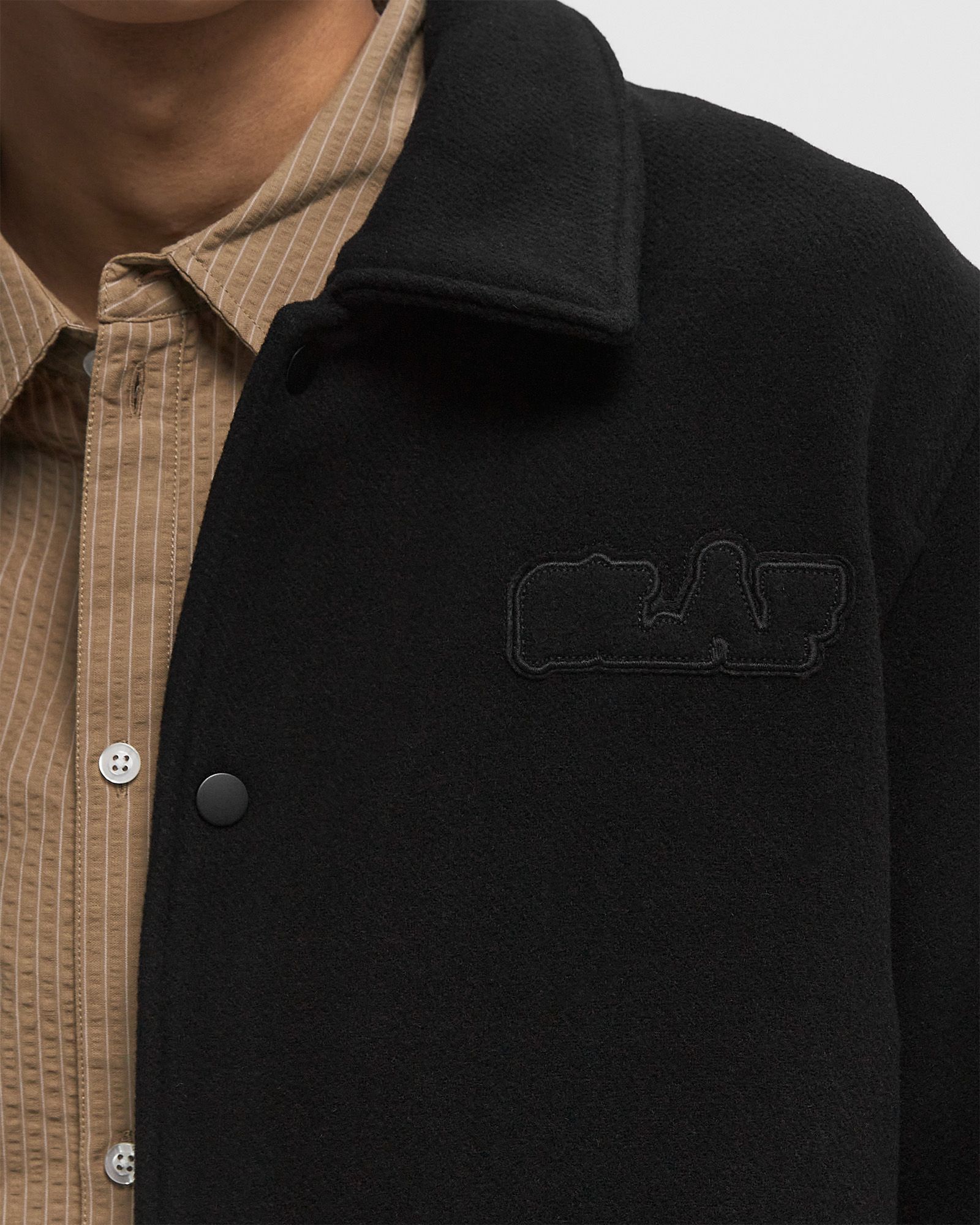 WOOL VARSITY COACH JACKET