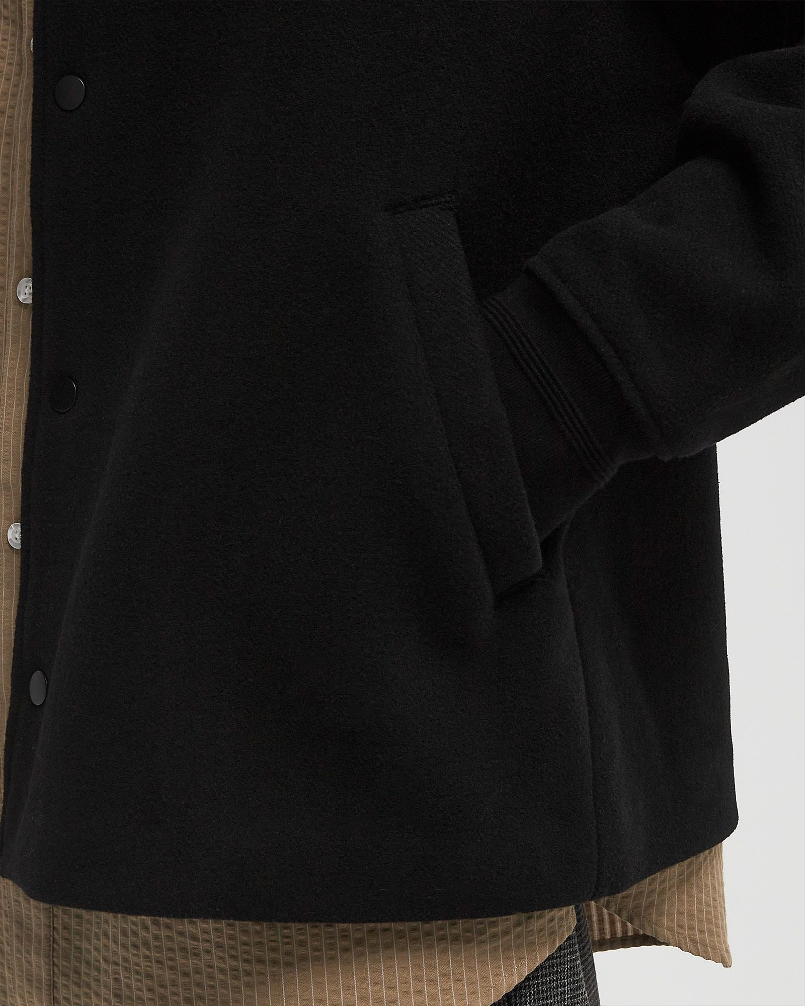 WOOL VARSITY COACH JACKET