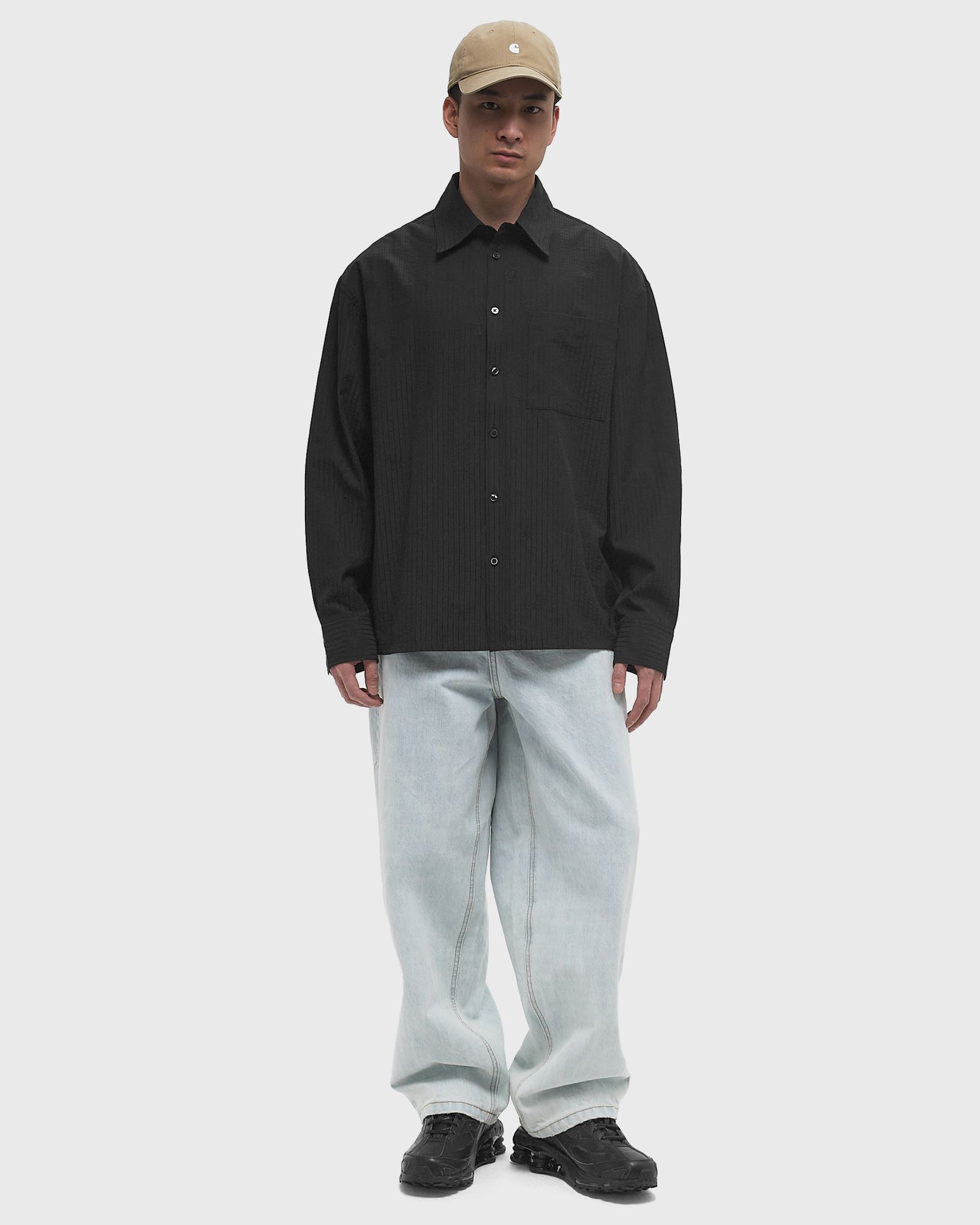 EMBRO LOGO STRIPE SHIRT LS