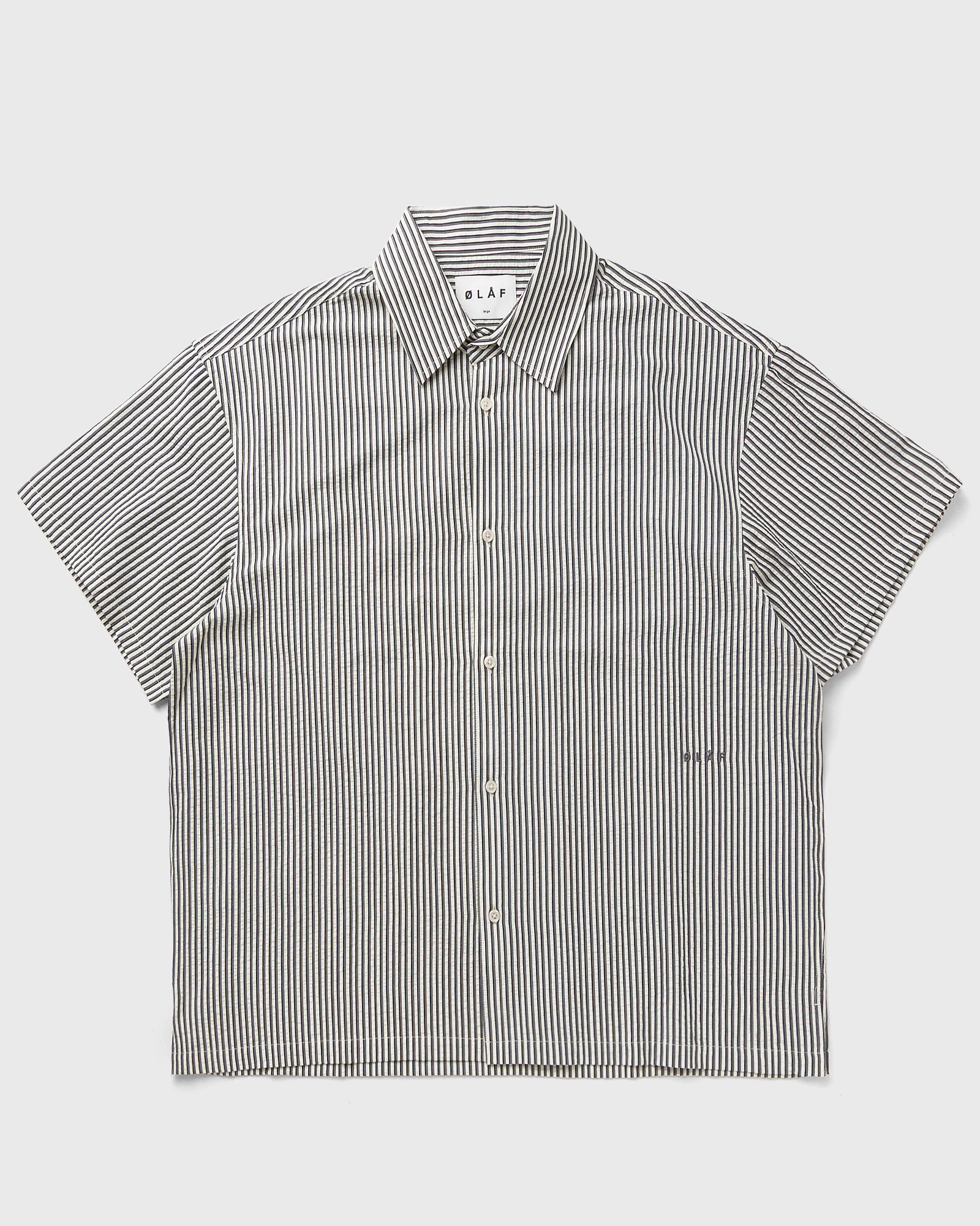BOXY SEERSUCKER STRIPE SHIRT SS