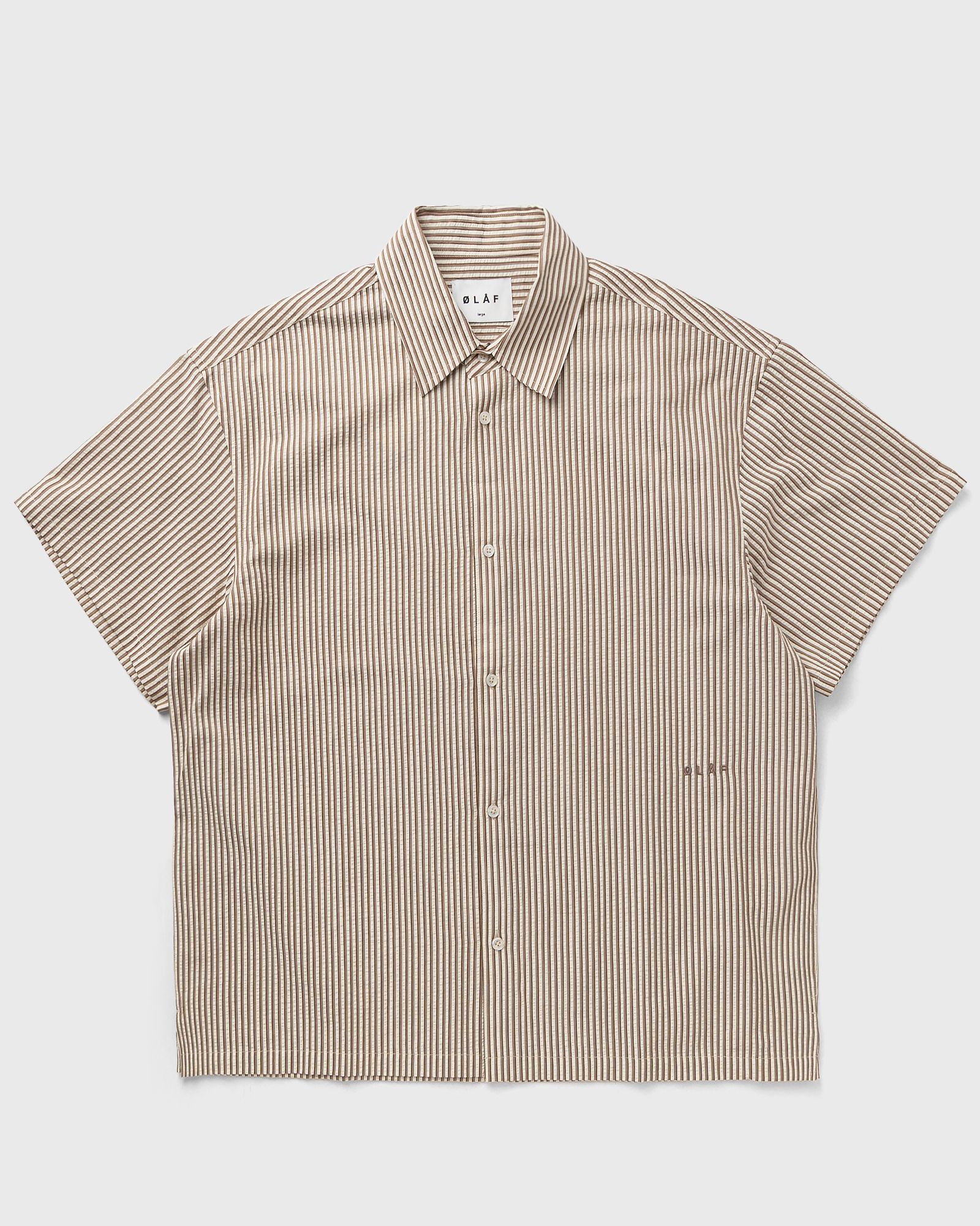 BOXY SEERSUCKER STRIPE SHIRT SS