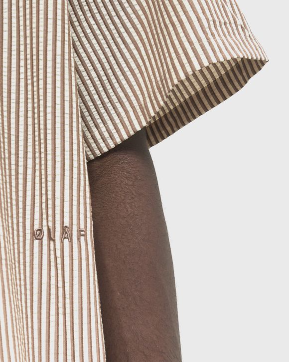 BOXY SEERSUCKER STRIPE SHIRT SS