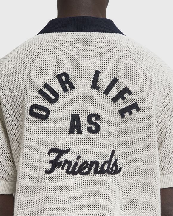 VARSITY POLO KNIT SS