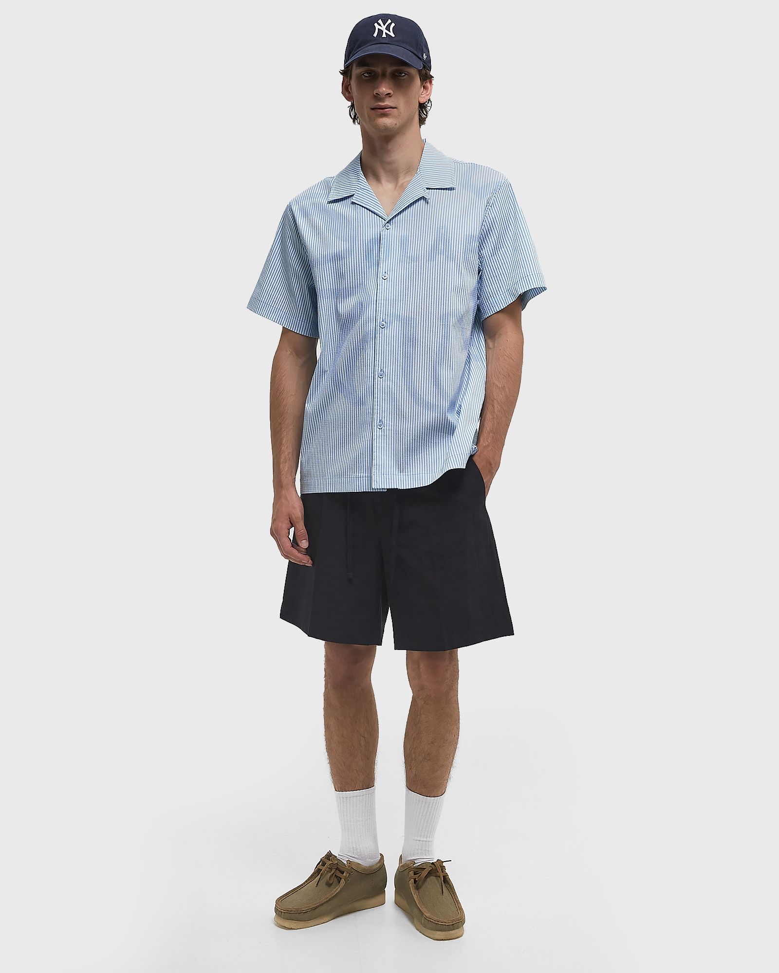 STRIPE SUN AOP CAMP SHIRT