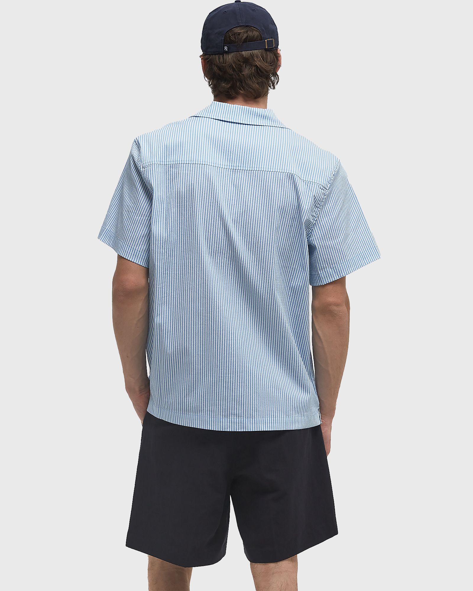 STRIPE SUN AOP CAMP SHIRT