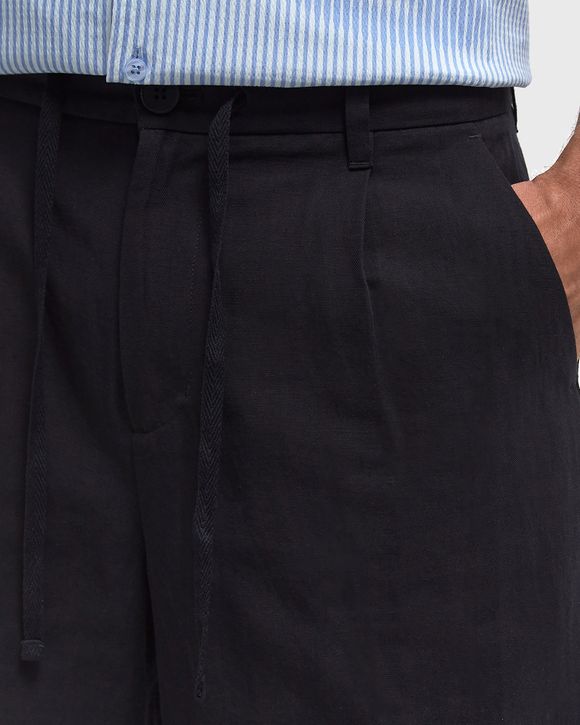COTTON LINEN SHORTS