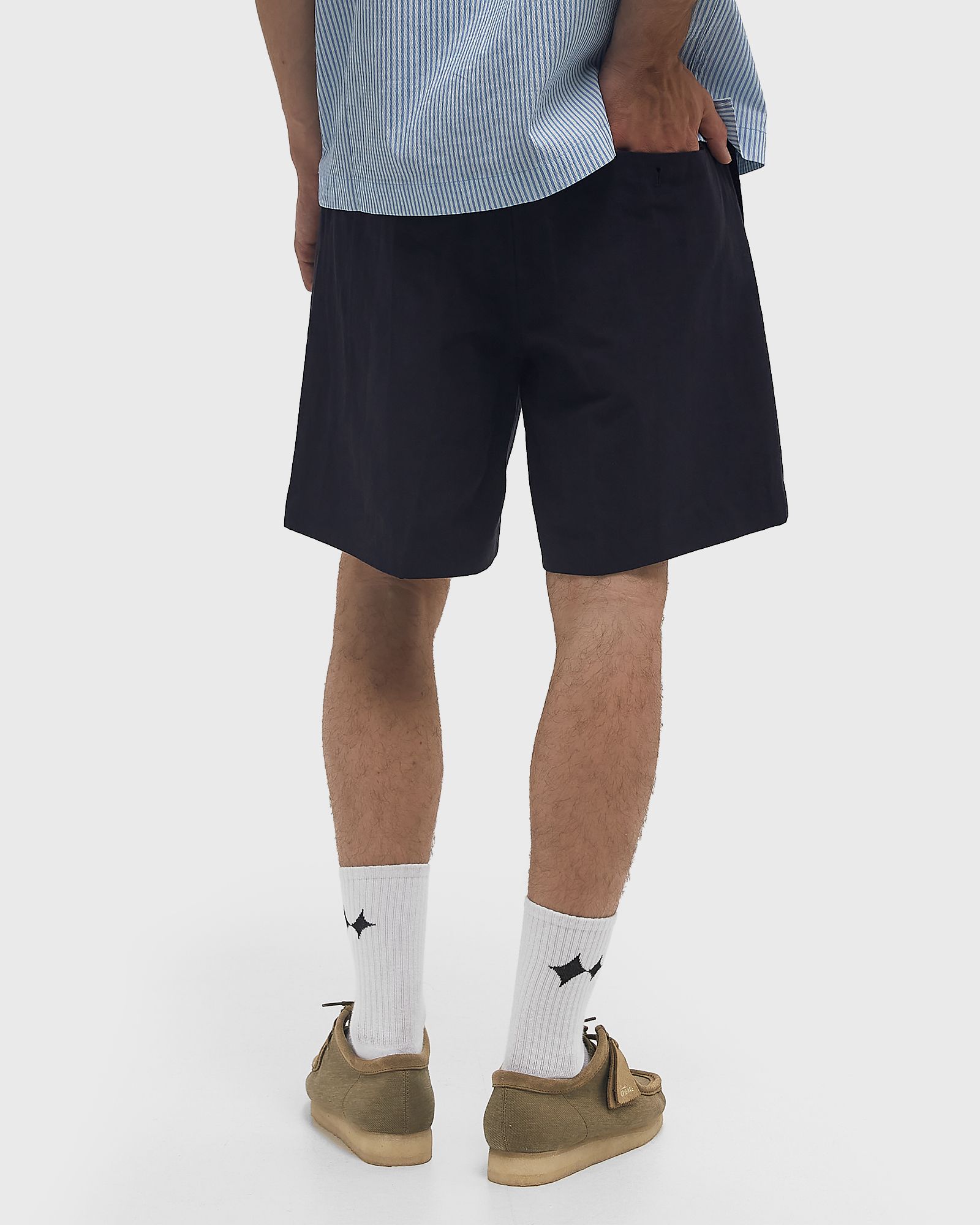 COTTON LINEN SHORTS