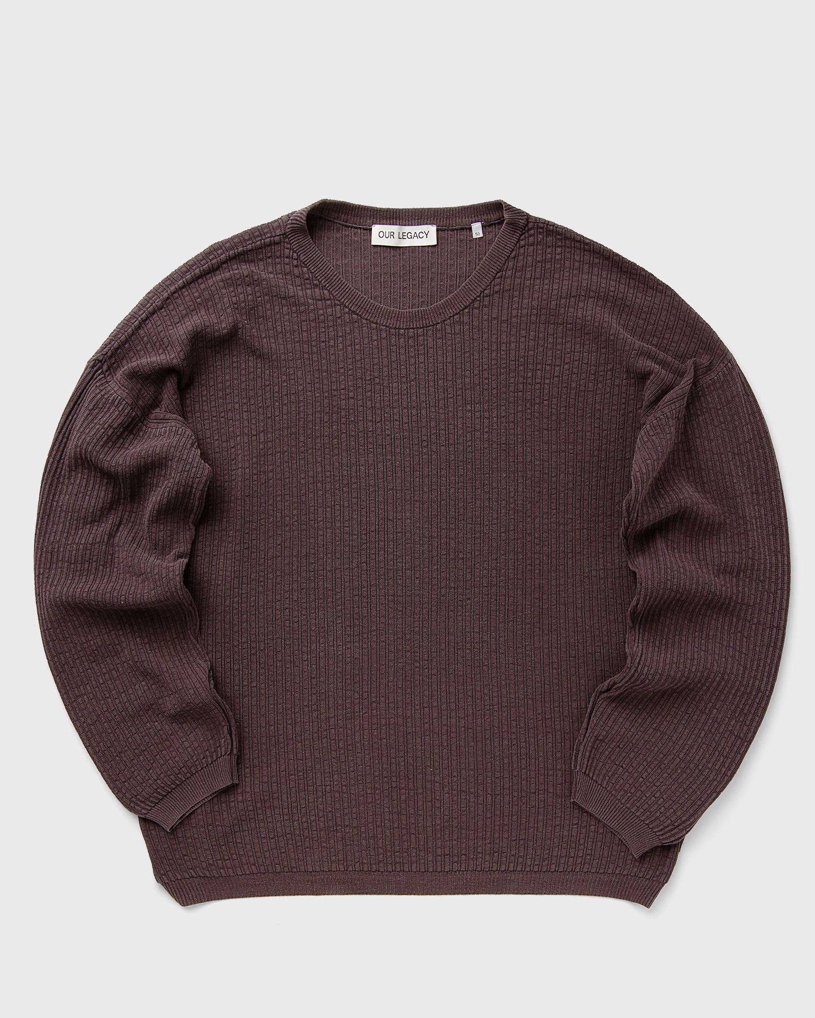 Our Legacy - popover roundneck men pullovers purple in größe:xl