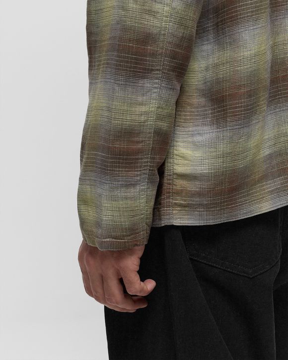 Our Legacy BOX SHIRT Brown/Green | BSTN Store 