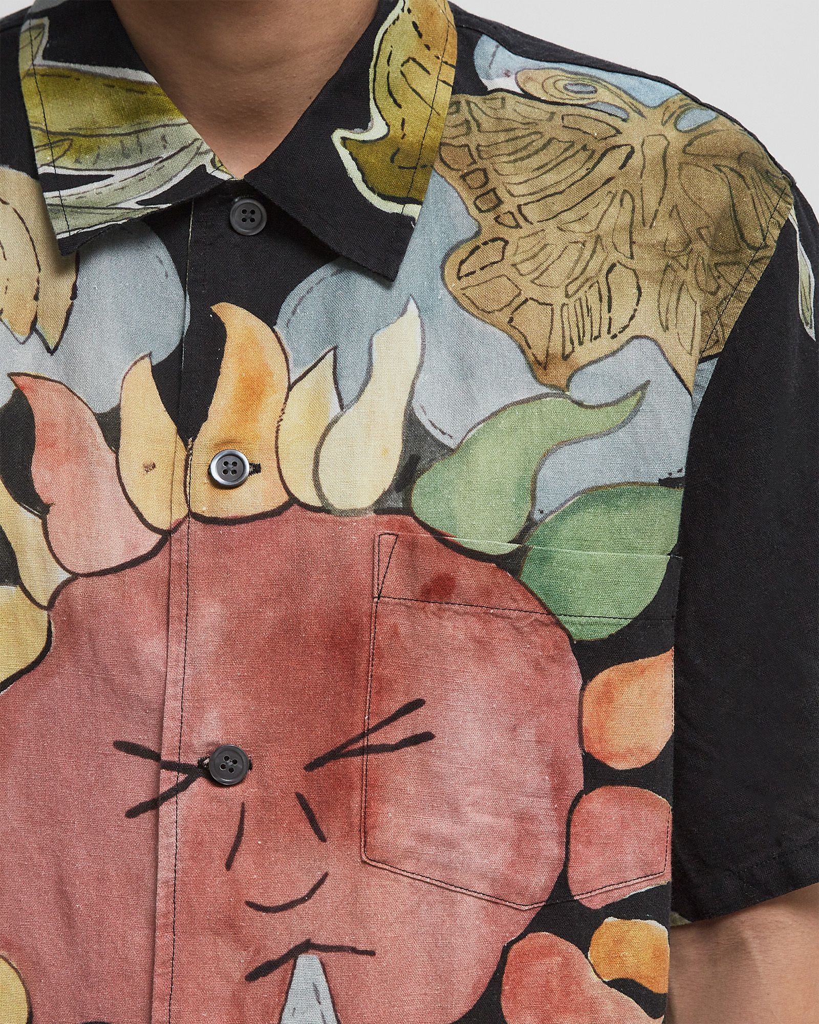 BOX SHIRT SHORTSLEEVE