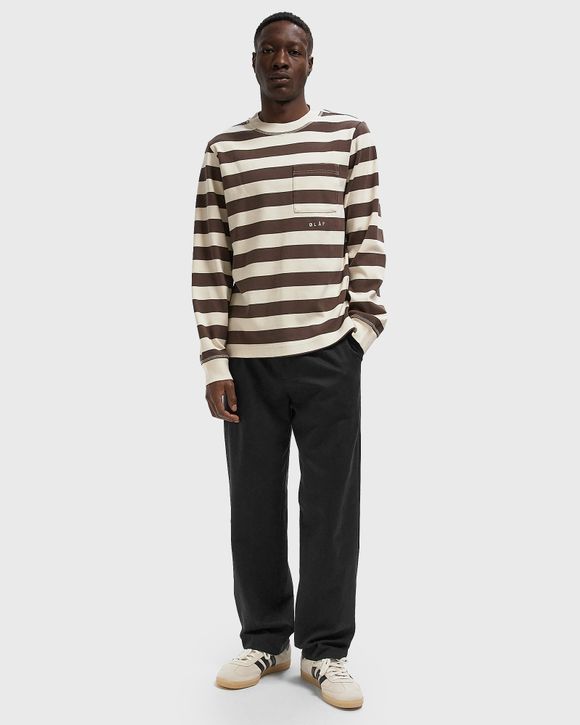 Thumbnail - STRIPED RIB CREWNECK