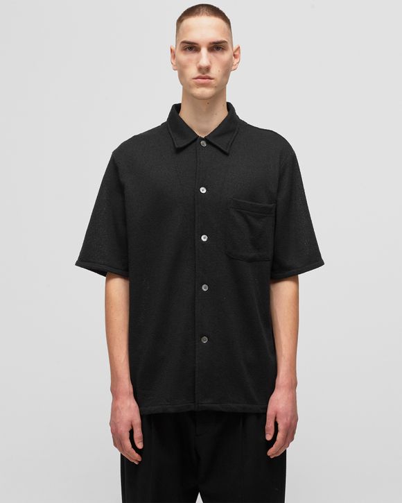 Our Legacy BOX SHIRT SHORTSLEEVE Black - BLACK BOUCLE