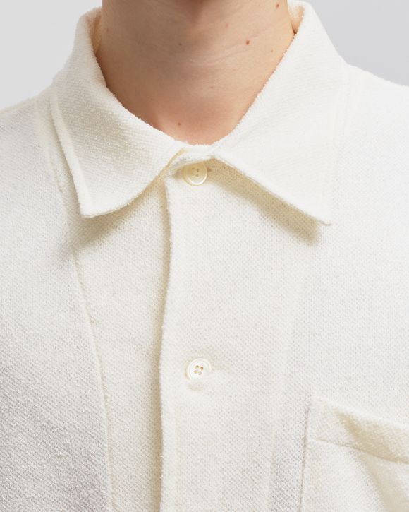 Our Legacy BOX SHIRT SHORTSLEEVE White - WHITE BOUCLE