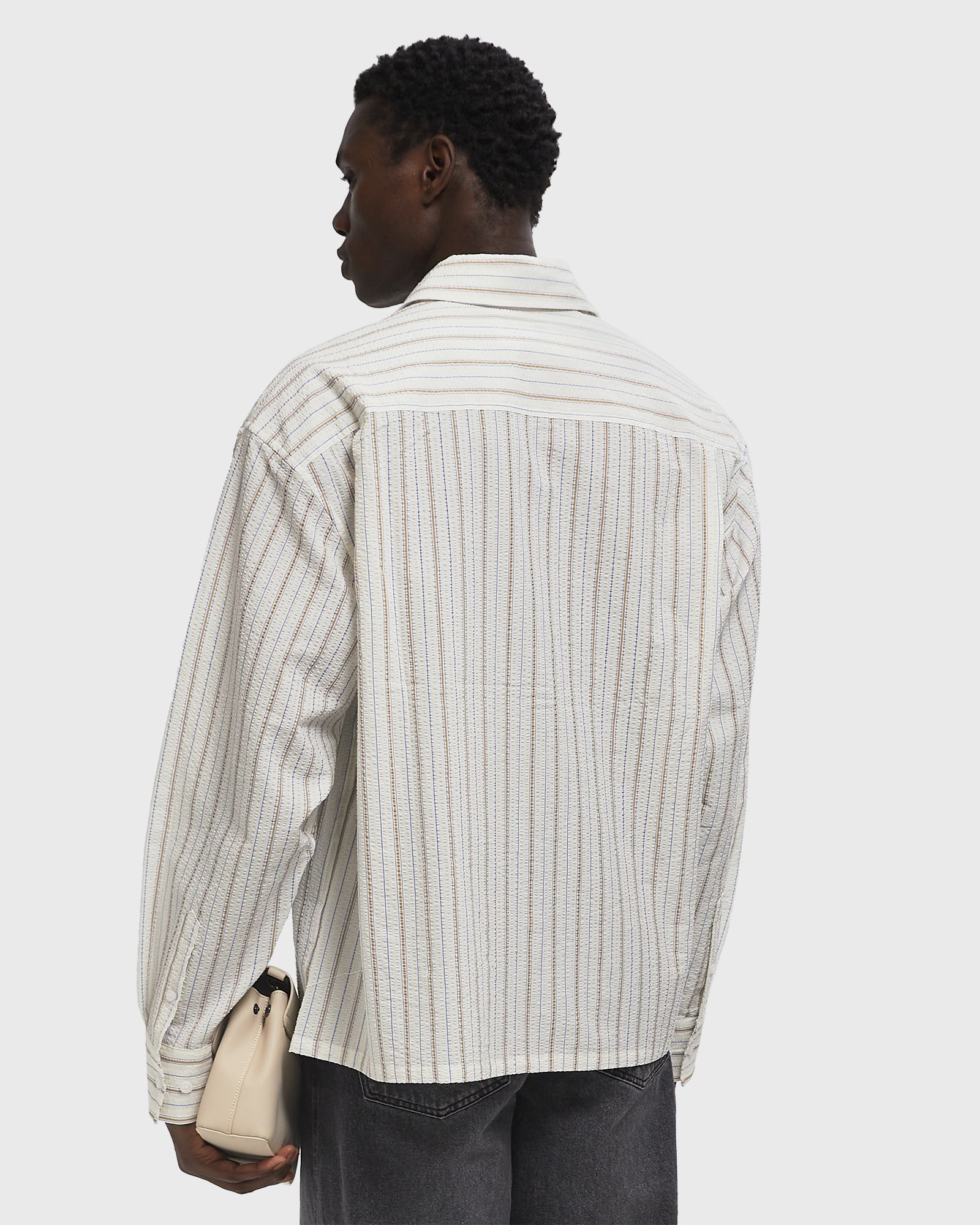 STRIPED BOXY SHIRT