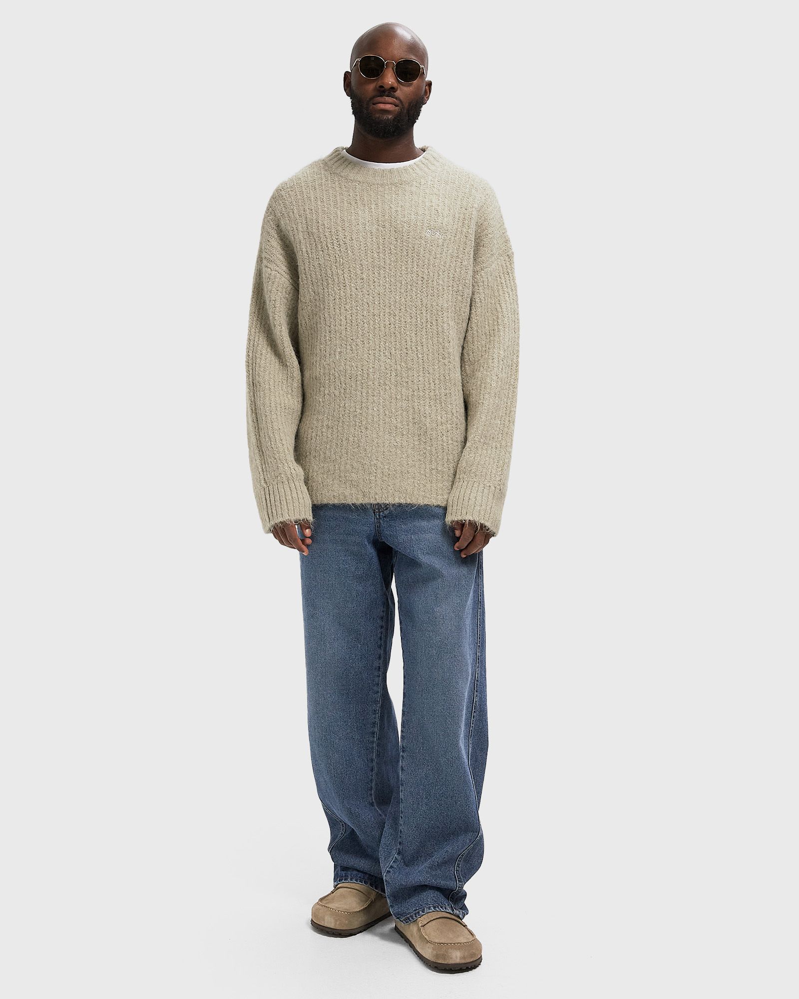 HAIRY KNITTED CREWNECK