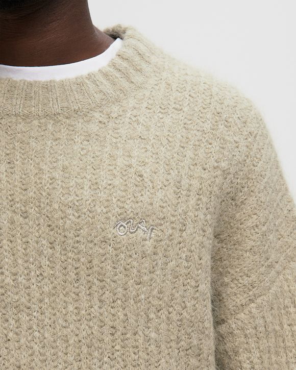 HAIRY KNITTED CREWNECK