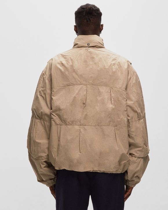 Our Legacy EXHALE PUFFA Brown - METALLIC SAND PARACHUTE POPLIN