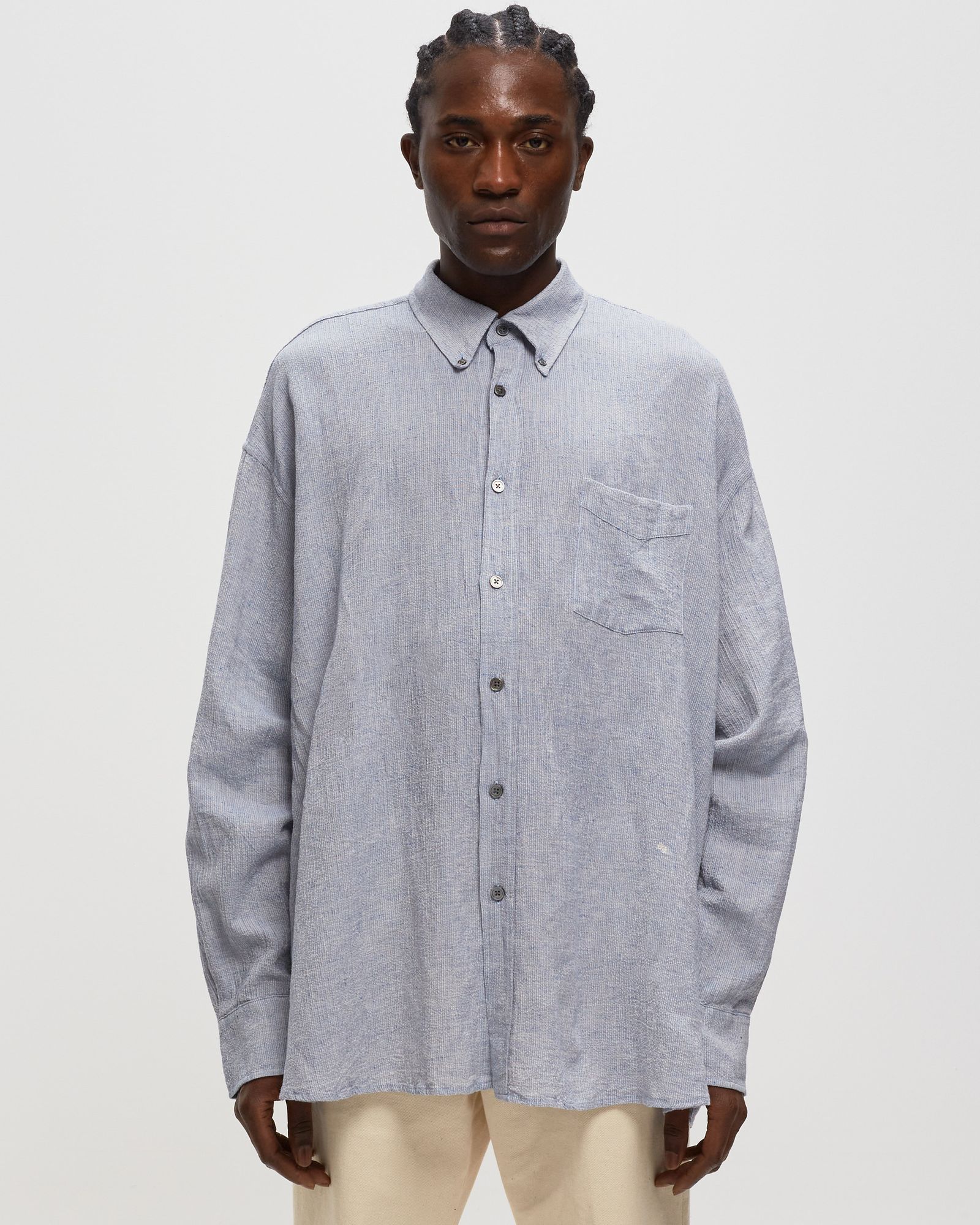 トップス OUR LEGACY Borrowed BD Shirt MR192BB Our Legacy - Borrowed BD Shirt Black Voile