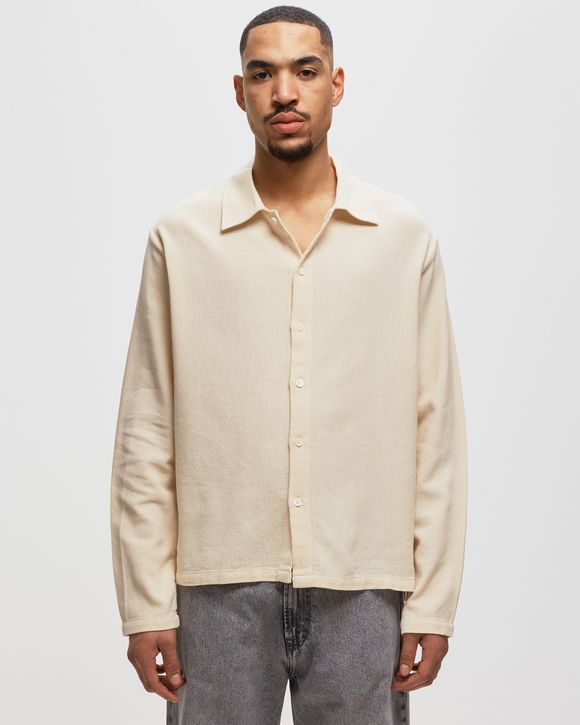 Our Legacy ISOLA SHIRT Beige - NATURELLE SPARSE PANAMA COTTON