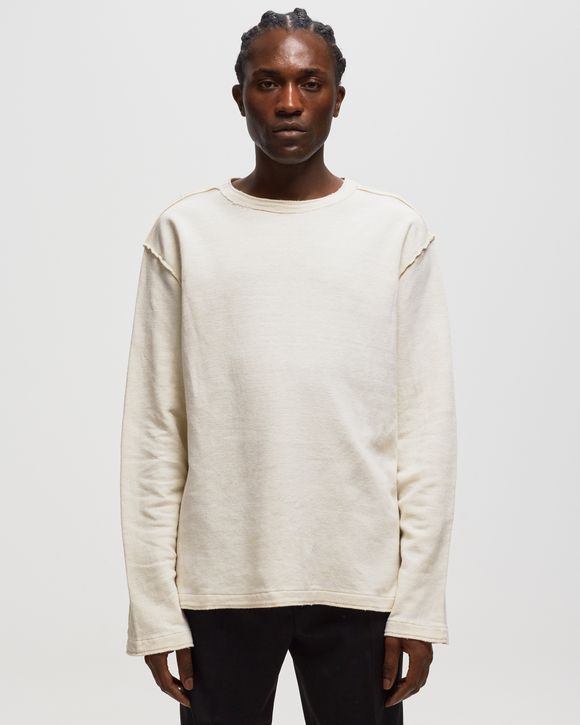 Our Legacy INVERTED SWEATSHIRT Beige - NATURELLE HEMP LOOPBACK