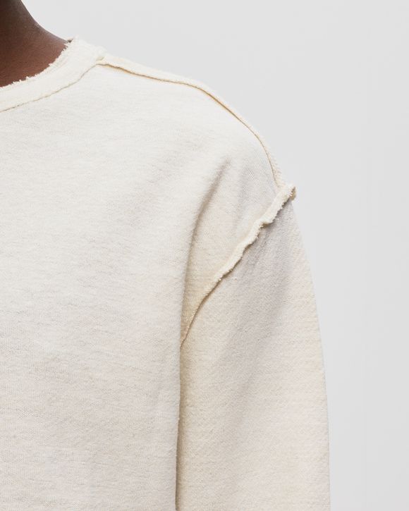 Our Legacy INVERTED SWEATSHIRT Beige - NATURELLE HEMP LOOPBACK