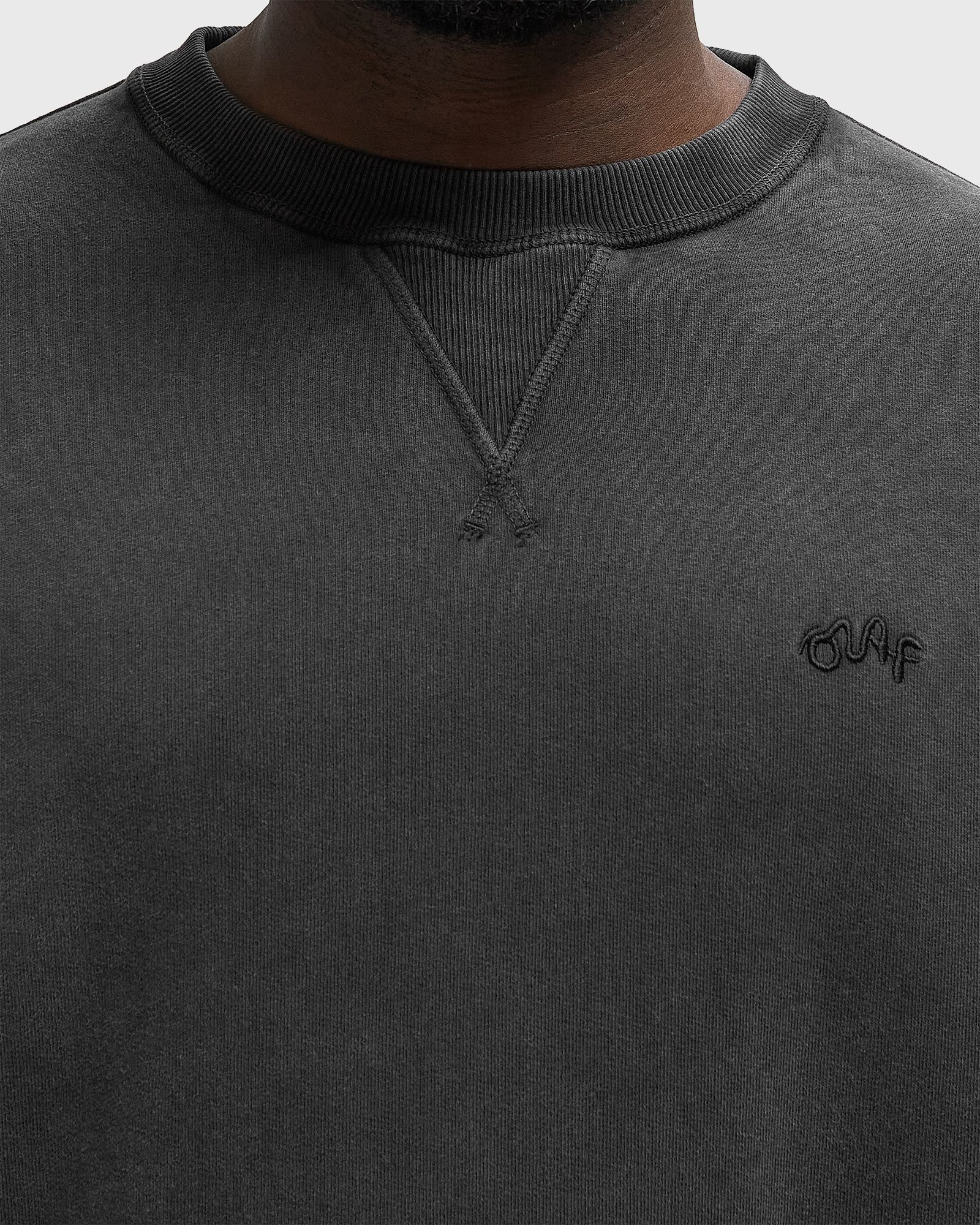 WASHED SIGNATURE BOXY CREWNECK