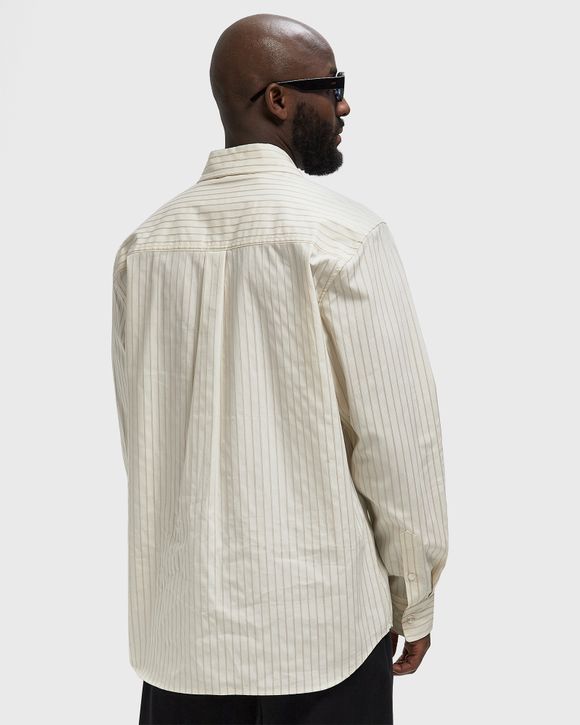 STITCHED STRIPED RELAXED SHIRT