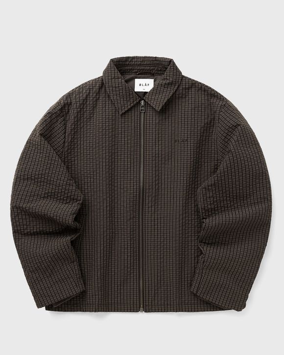 CHECKED PADDED COACH JACKET