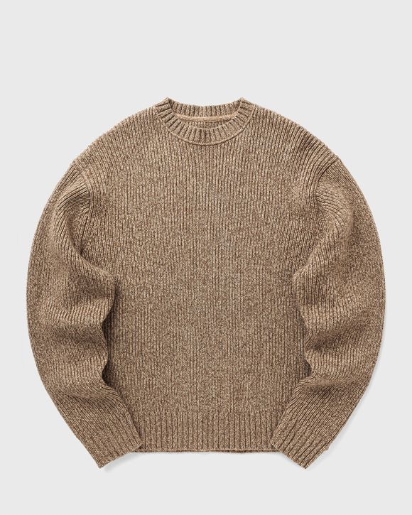 ESSENTIAL MELANGE KNITTED CREWNECK
