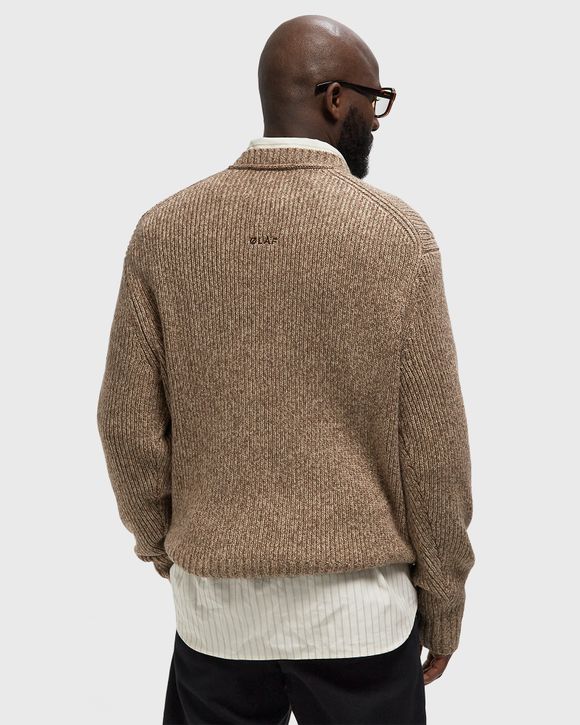 ESSENTIAL MELANGE KNITTED CREWNECK