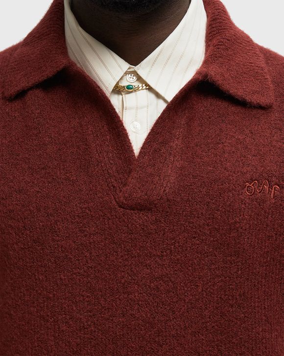 CRAFTED DETAIL KNITTED POLO