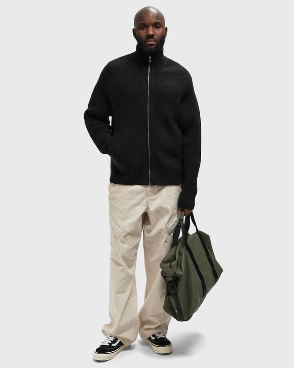 Thumbnail - ZIP THROUGH KNITTED MOCK NECK