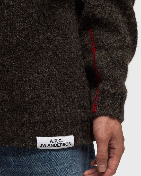 A.P.C. x JW Anderson PULL ANGE Brown - MARRON FONCE