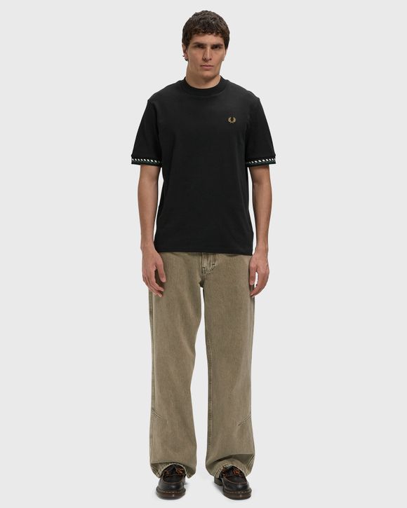JACQUARD CUFF T-SHIRT
