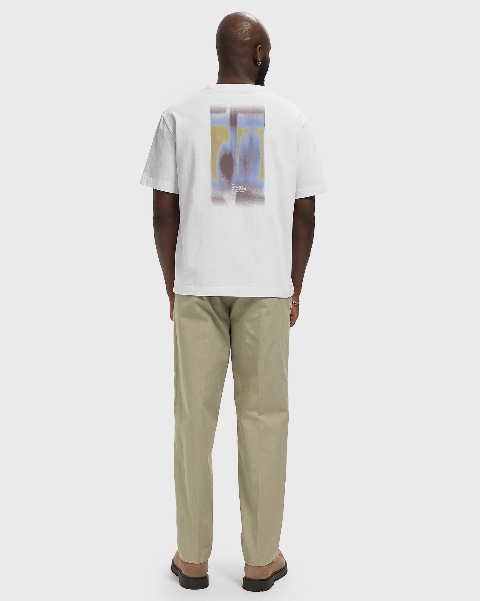 BRUSHSTROKE GRAPHIC BOXY TEE