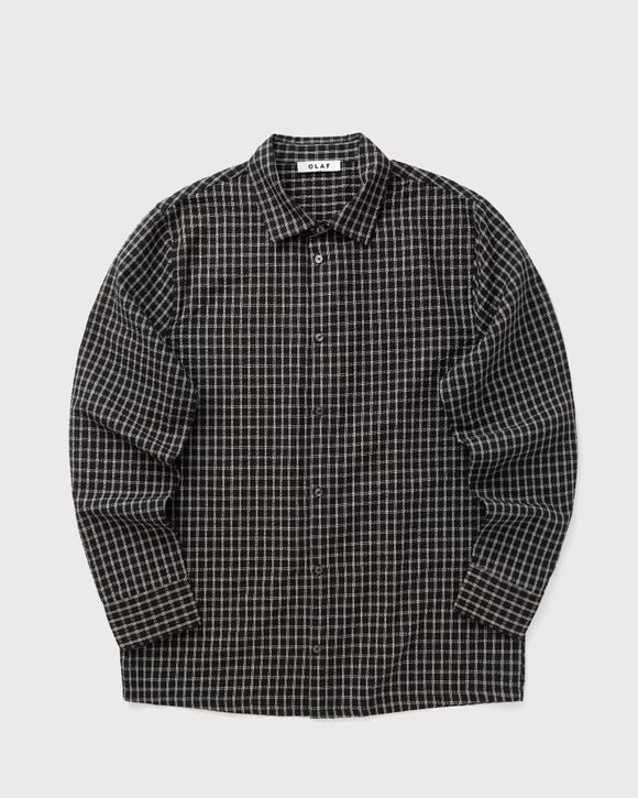 CHECKED SEERSUCKER LS SHIRT