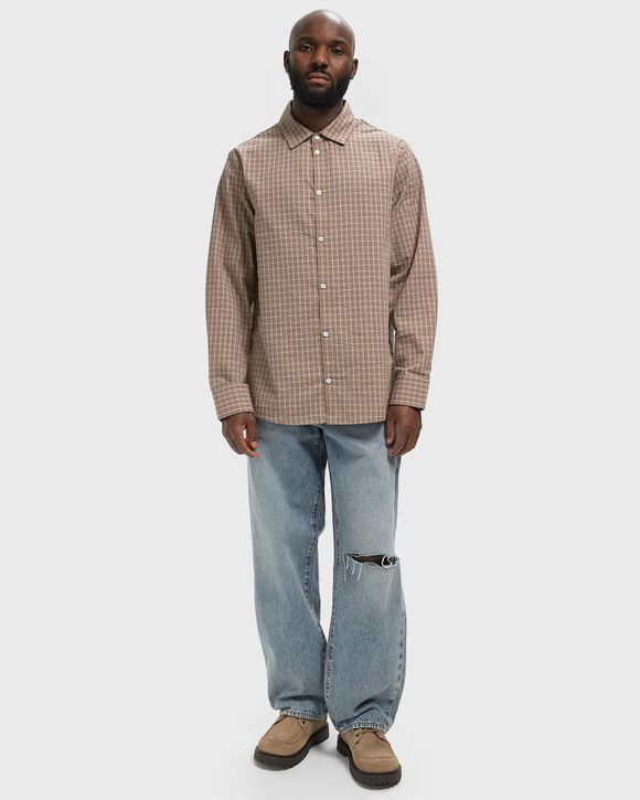 Thumbnail - CHECKED SEERSUCKER LS SHIRT