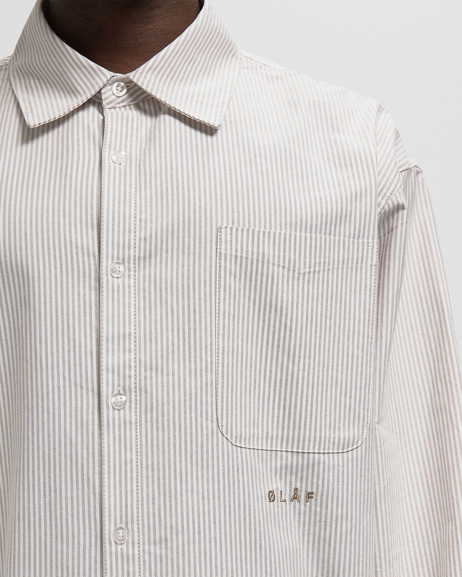 OVERSIZED STRIPE OXFORD SHIRT