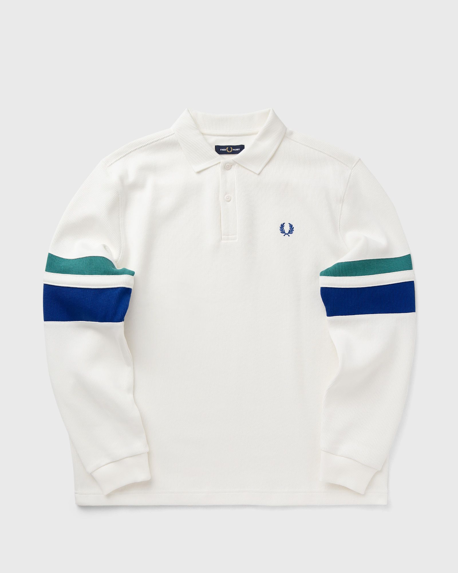 TIPPED SLEEVE COLLARED SWEAT