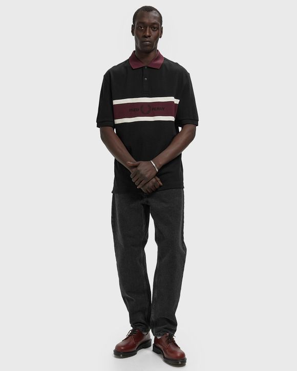 Thumbnail - EMBROIDERED PANEL POLO SHIRT