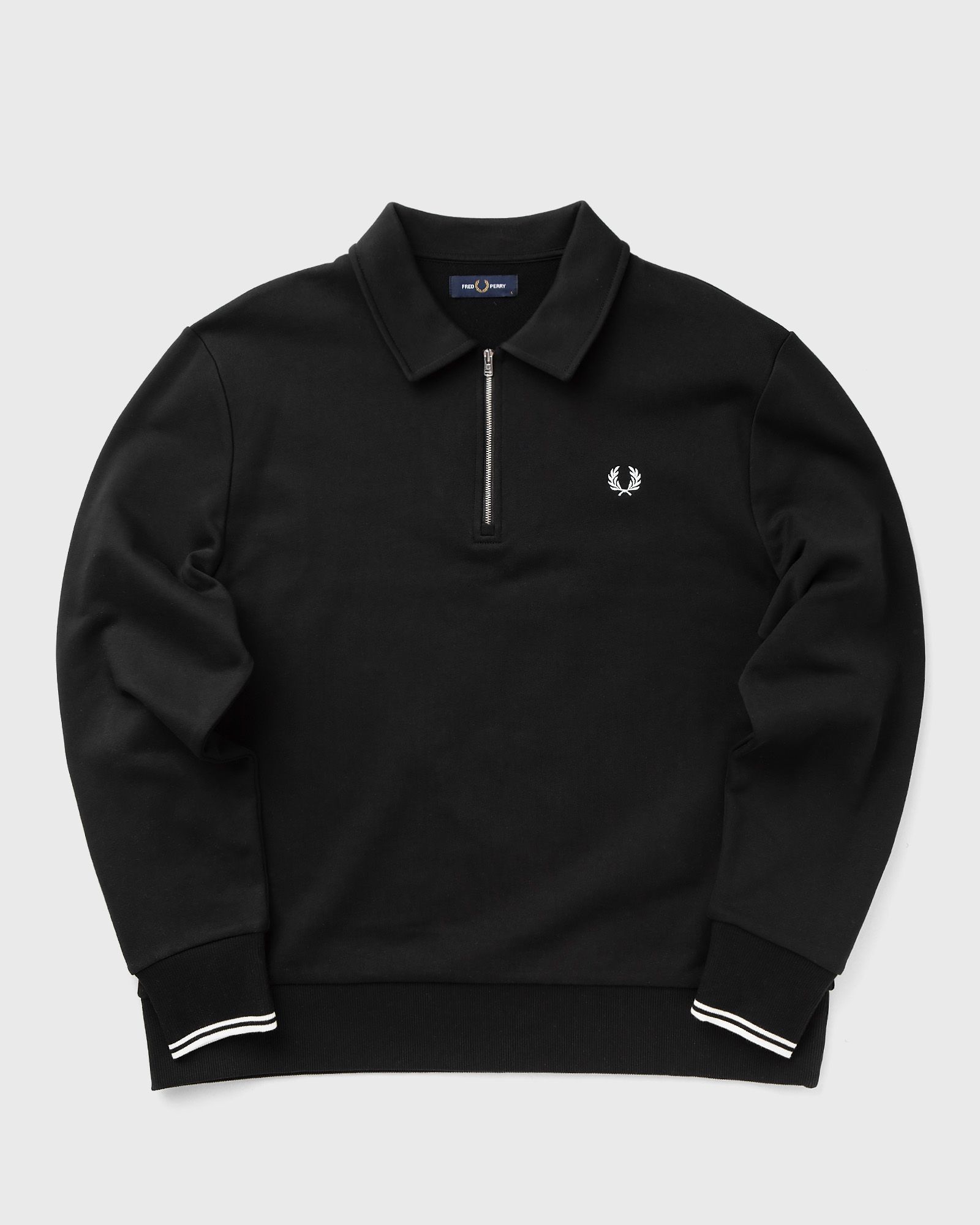 HALF ZIP COLLARED SWEATSHIRT