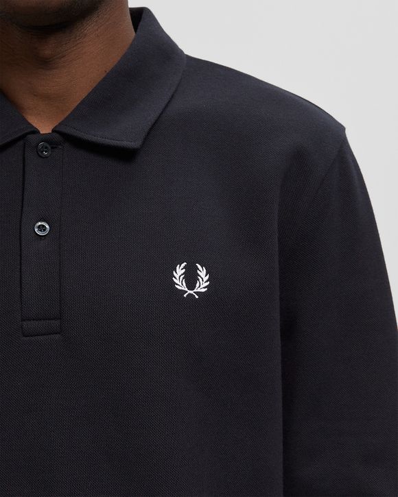 PIQUE COLLARED SWEATSHIRT